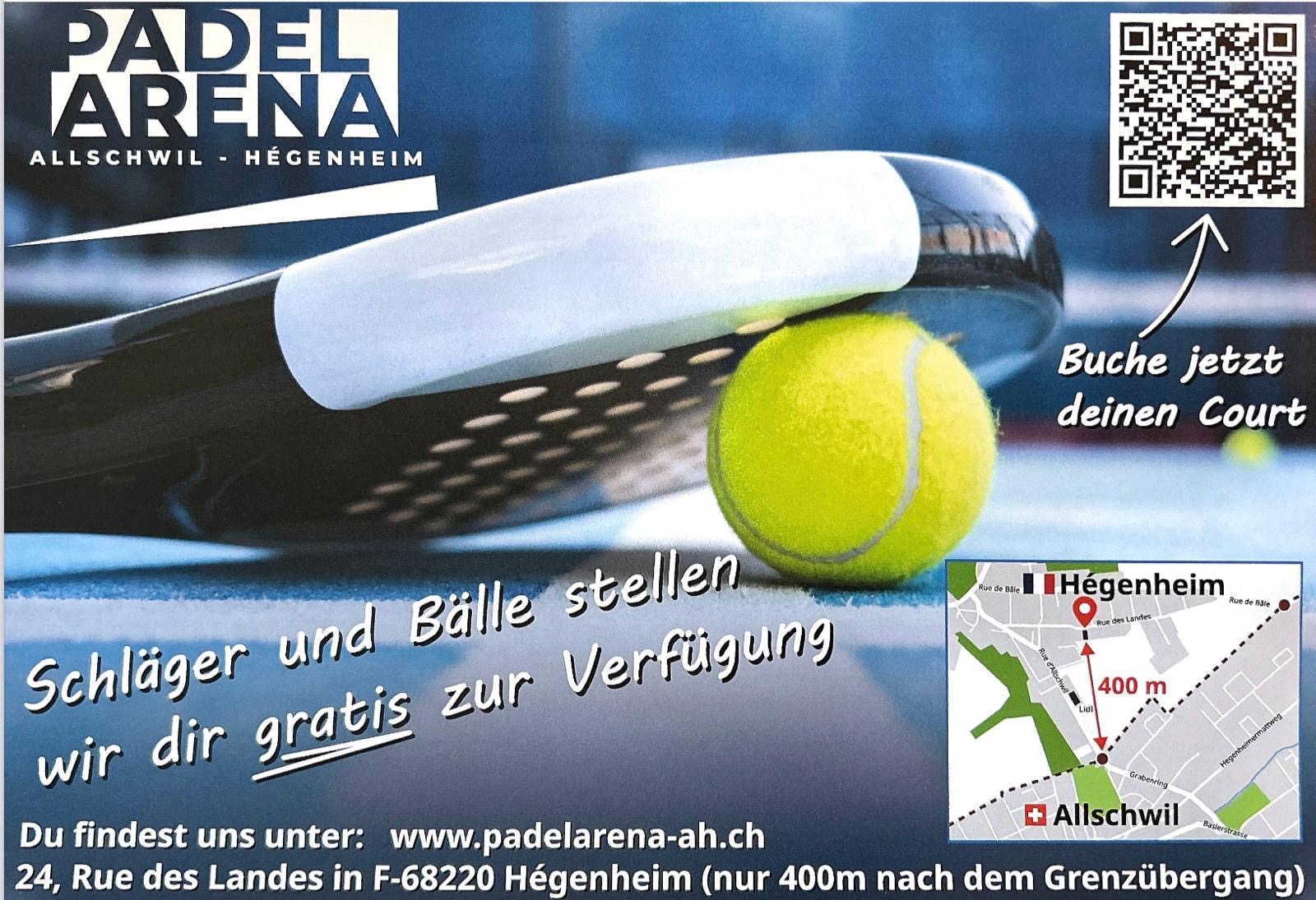 Padel Arena Allschwil-Hegenheim SAS