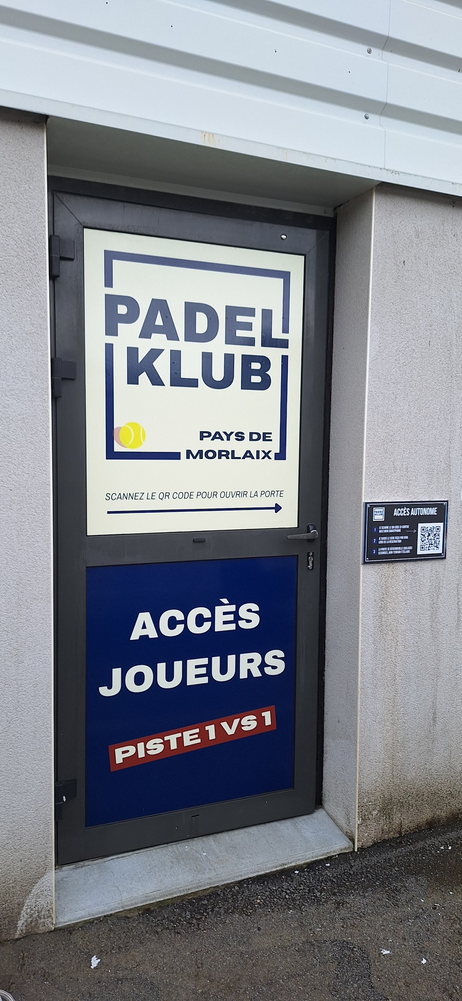 Padel Klub - Pays de Morlaix - Terrain de Padel 1vs1 Couvert