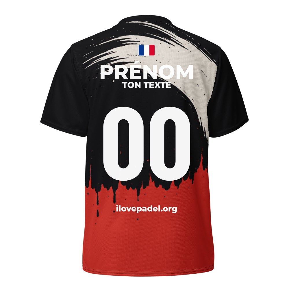 Maillot Padel Valencia, dos personnalisé