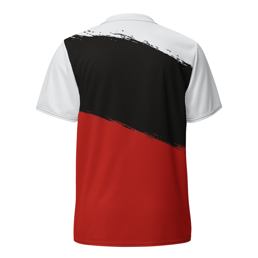 Maillot Padel Rioja, Blanc, noir et rouge, dos