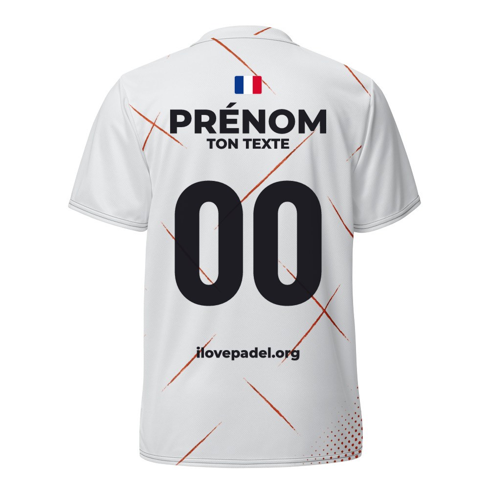 Maillot Padel Tarragona, dos personnalisé