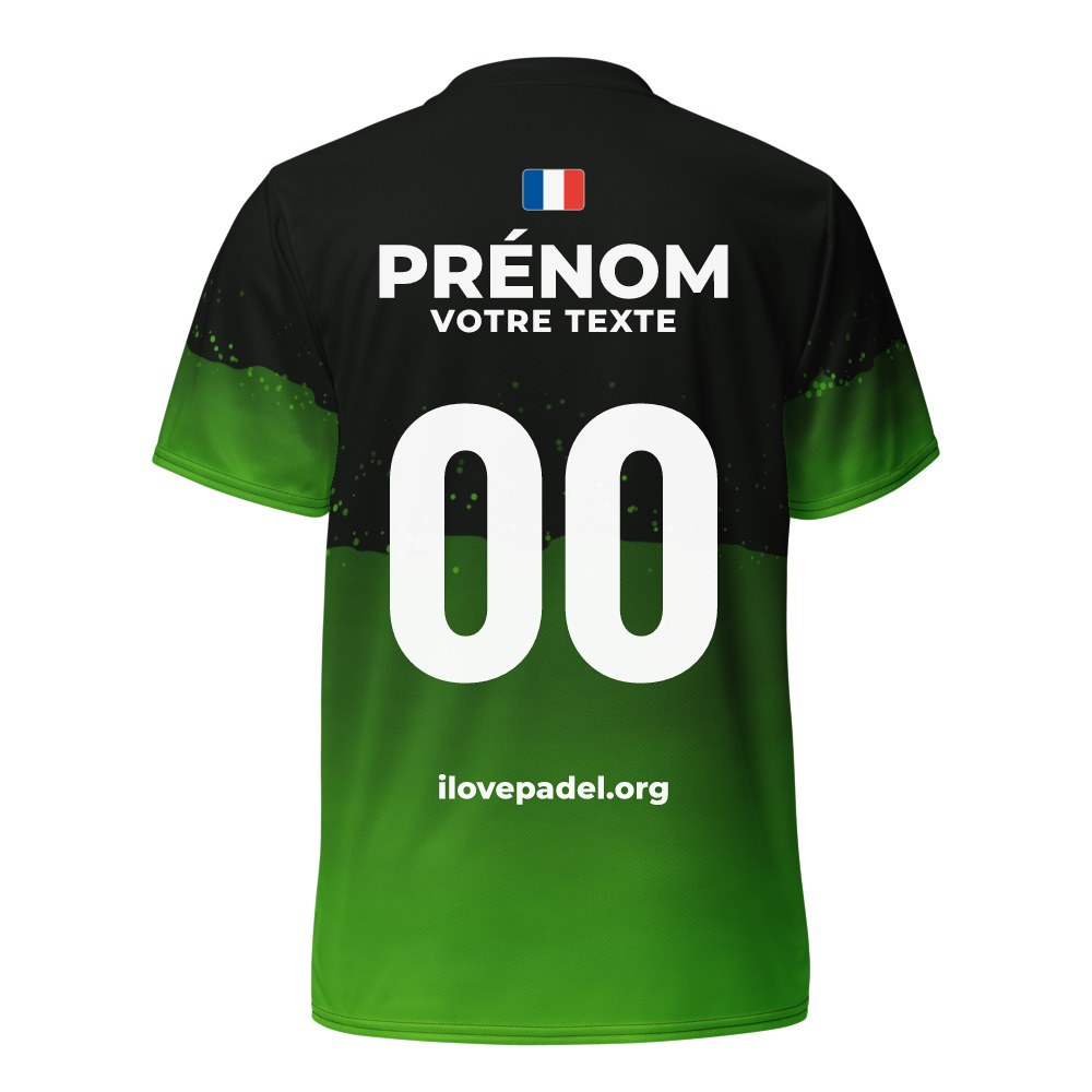 Maillot Padel Séville, Vert fluo