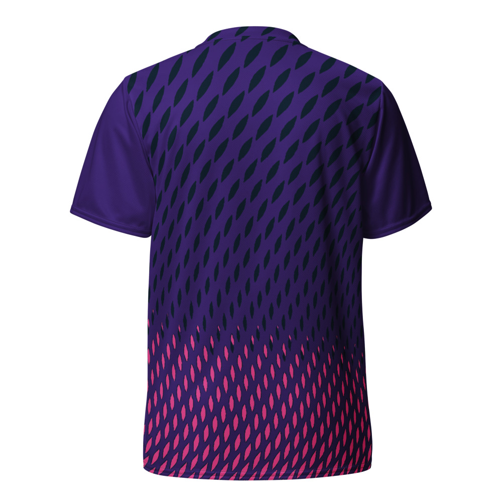 Maillot Padel Sunset, Violet et rose, dos