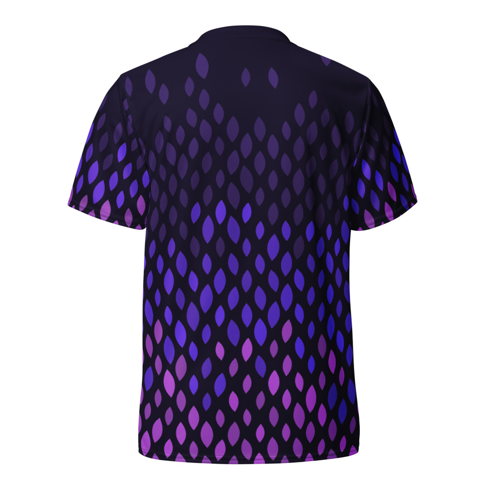 Maillot Padel Dragón, Violet nuit, dos