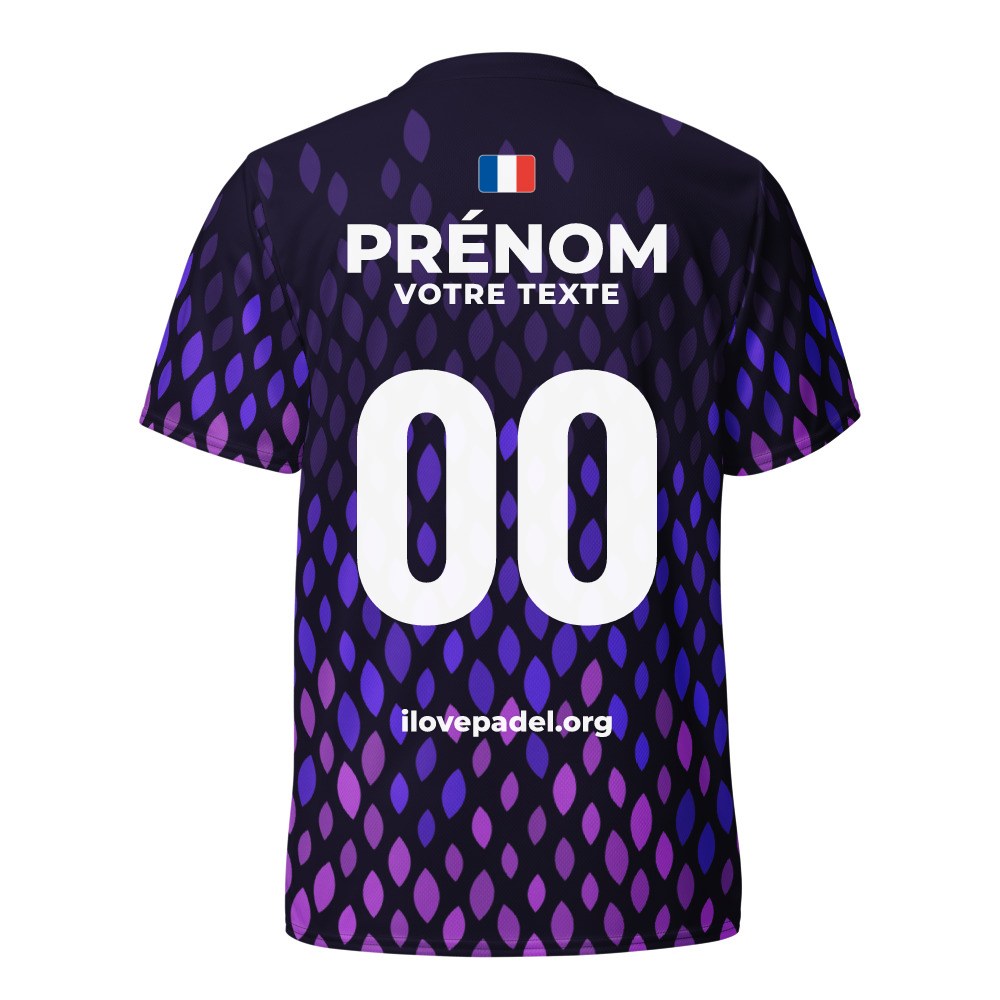 Maillot Padel Dragón, Violet nuit
