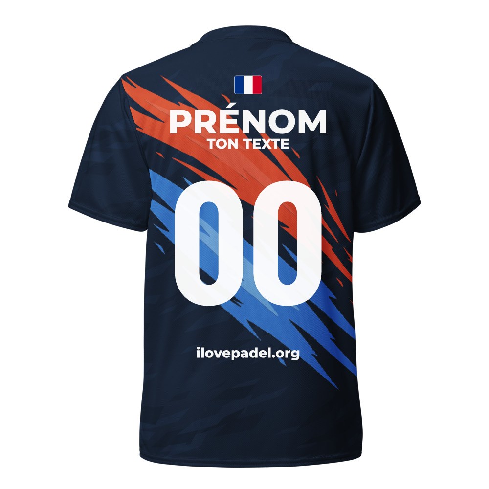 Maillot Padel Marbella, dos personnalisé