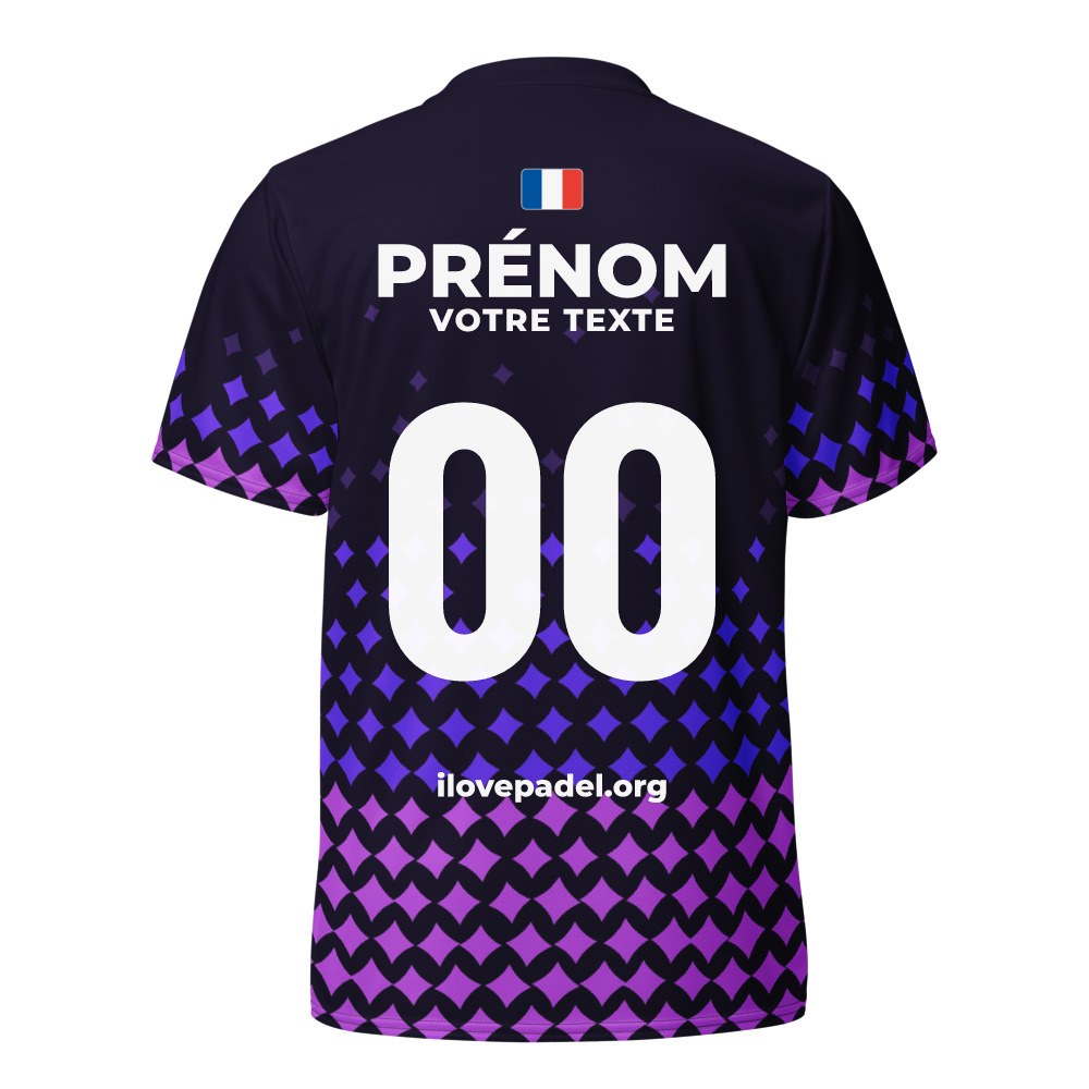 Maillot Padel Estrella, Violet nuit