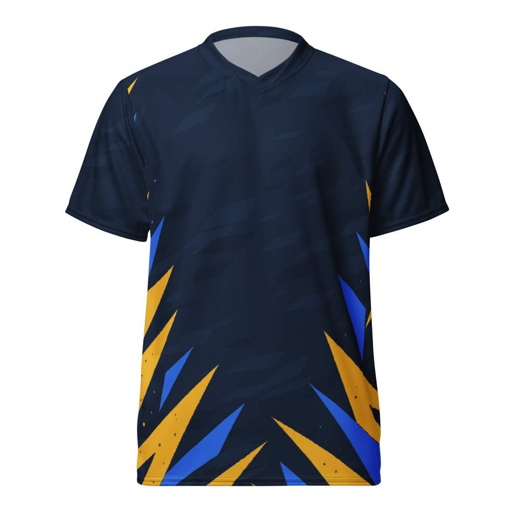 Maillot Padel Lisboa, Marine, or et bleu, avant