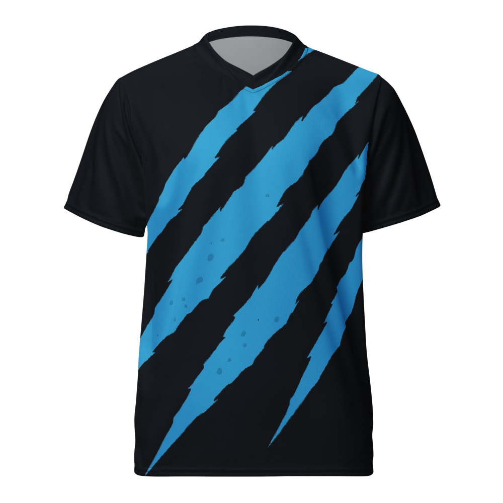 Maillot Padel Ronda, Noir et cyan, avant