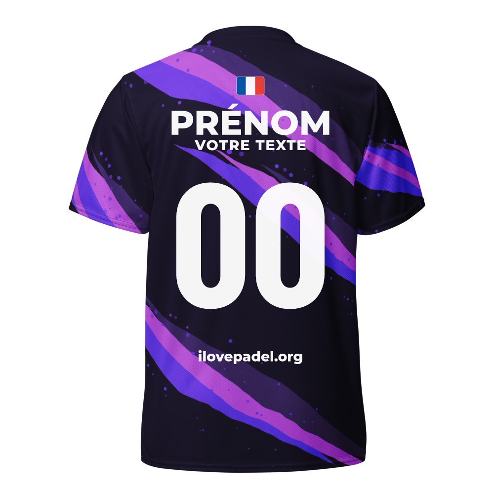 Maillot Padel Jaguar, Violet nuit