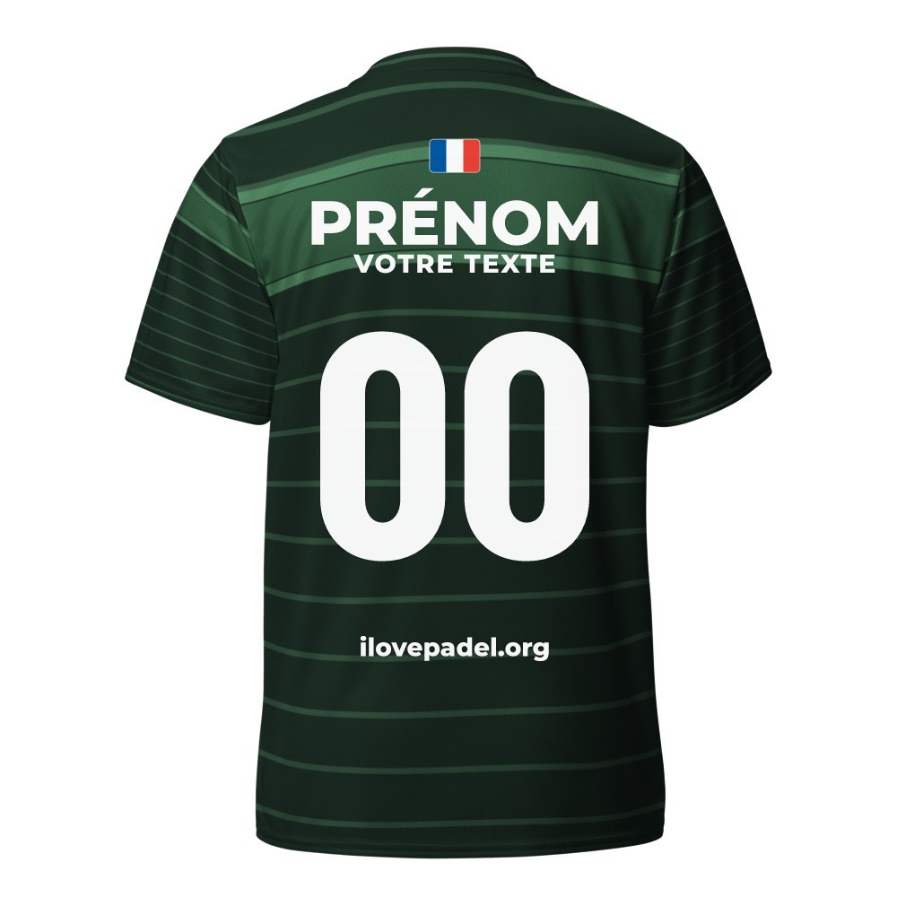 Maillot Padel Capitaine, Vert sapin