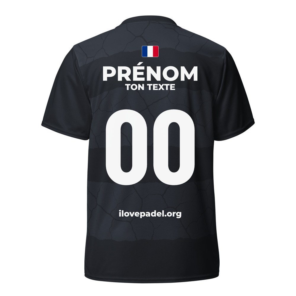 Maillot Padel Toledo, dos personnalisé