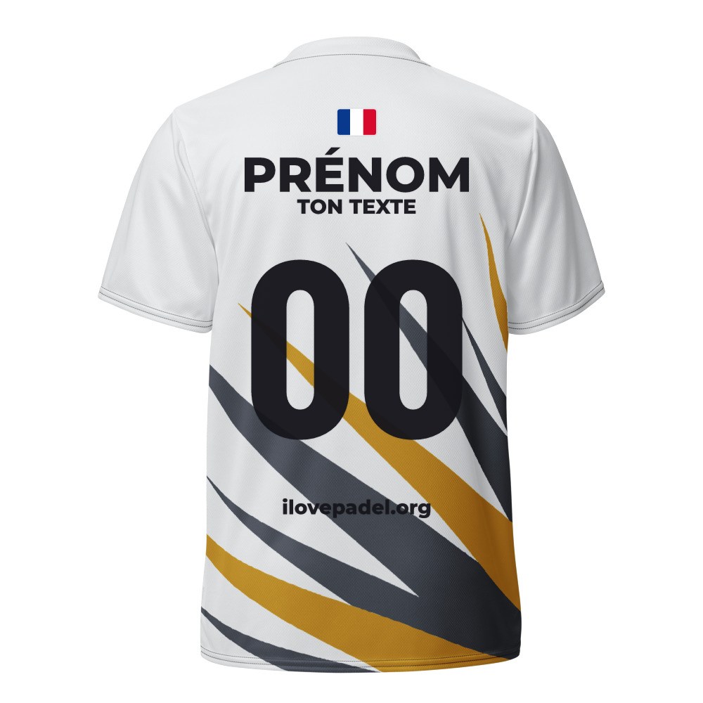 Maillot Padel Granada, dos personnalisé