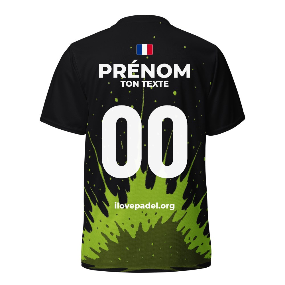Maillot Padel Cadix, dos personnalisé