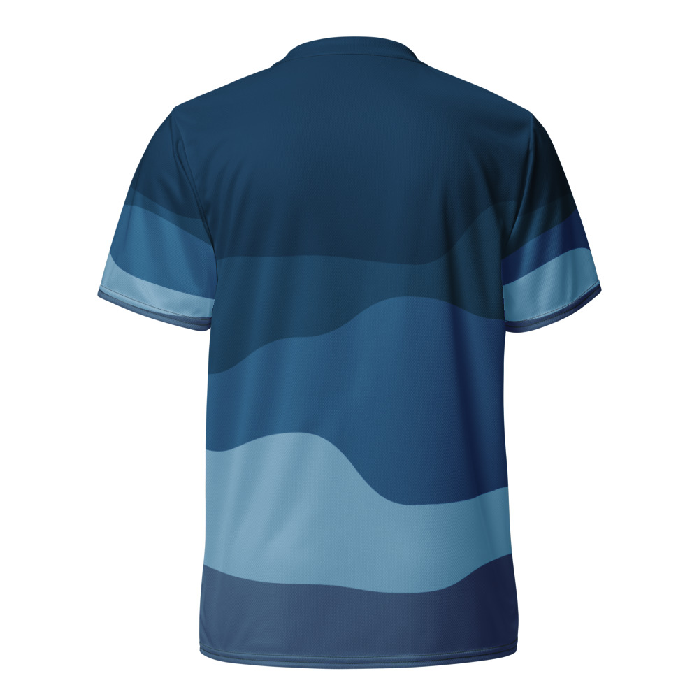 Maillot Padel Marée Haute, Bleu lagon, dos