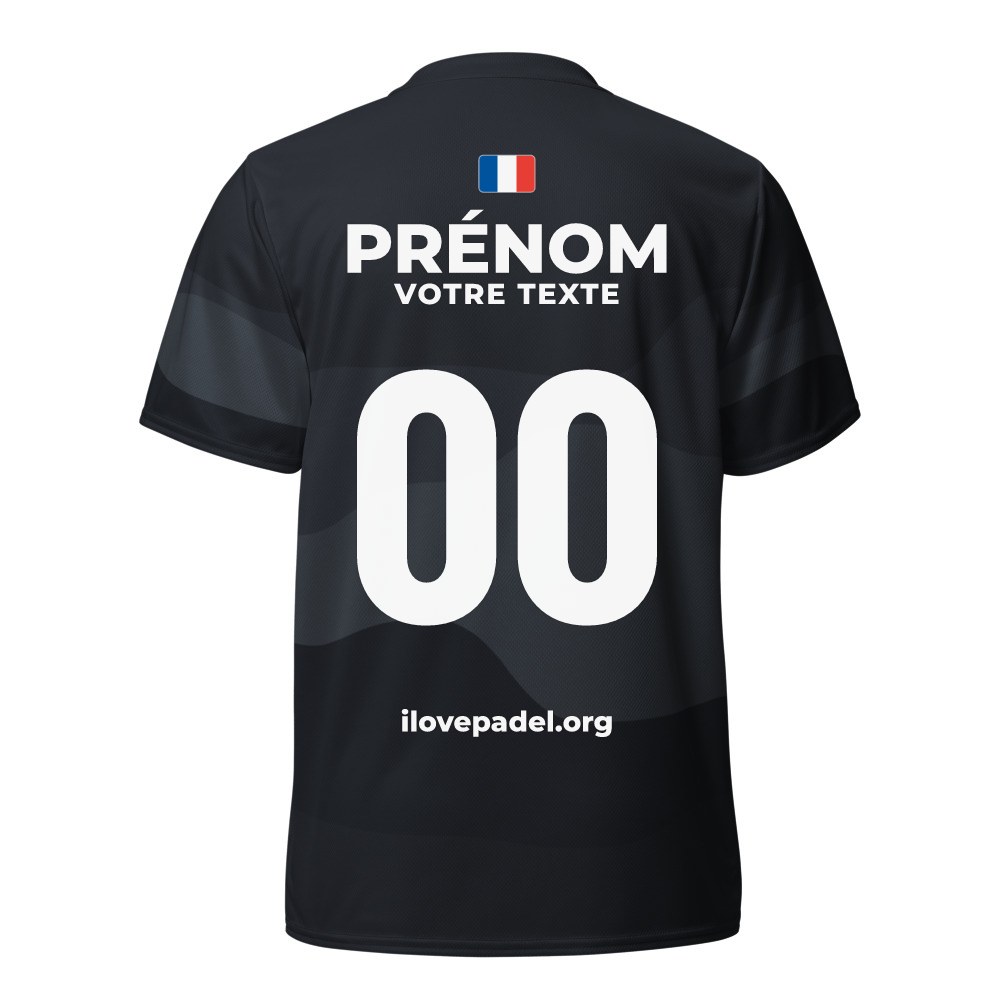 Maillot Padel Marée Haute, Gris tonal