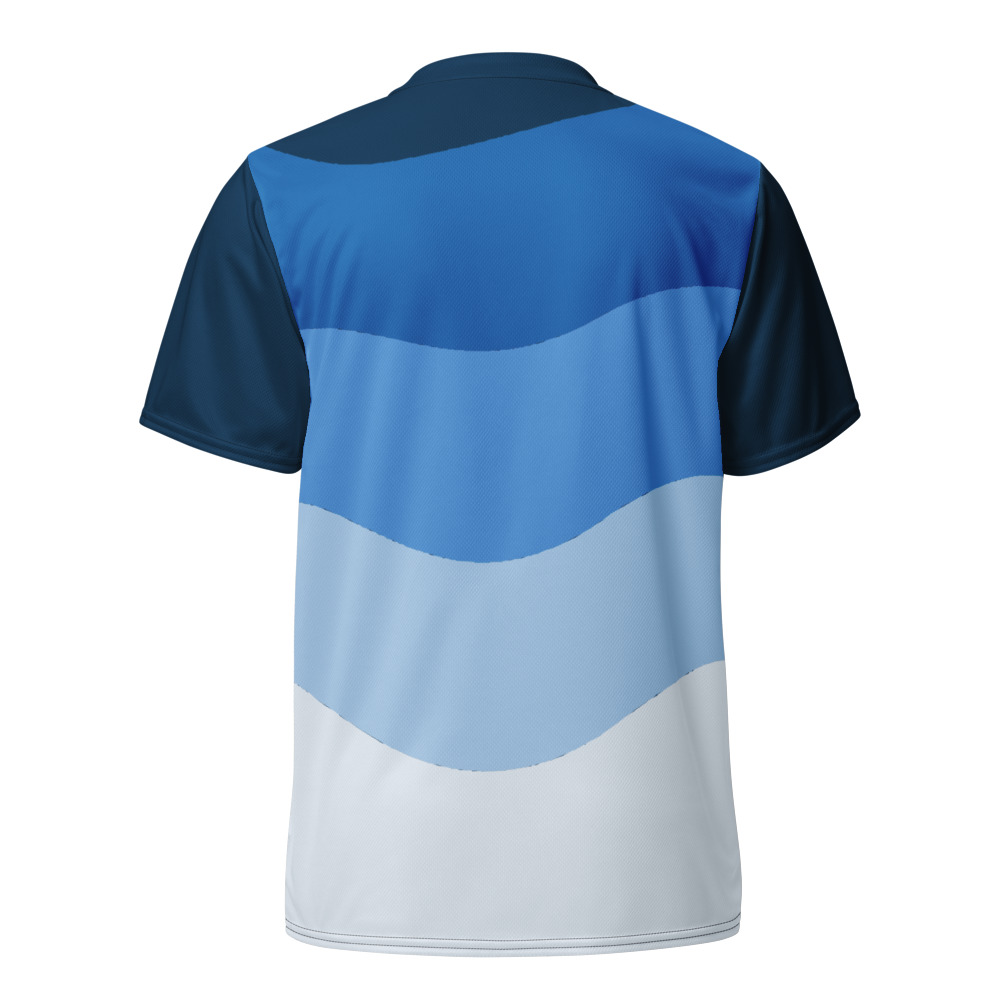 Maillot Padel Ola, Bleu lagon, dos