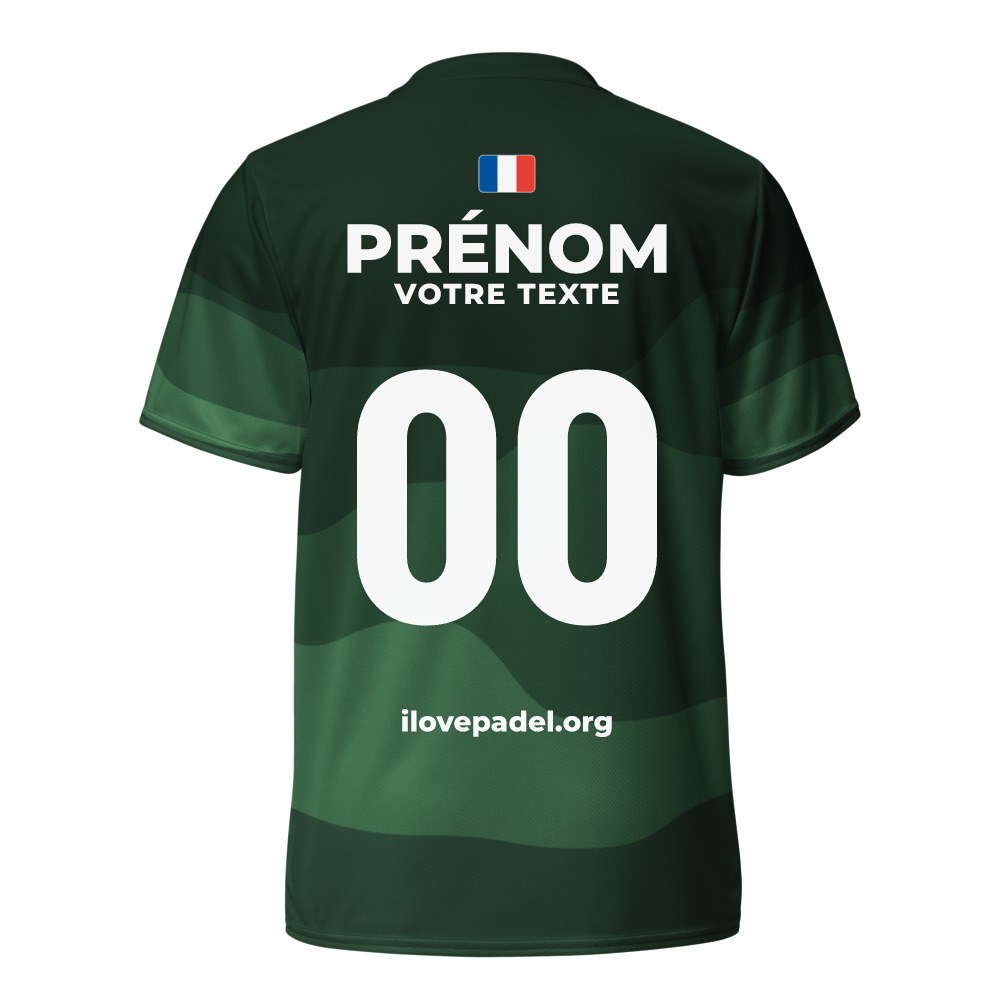 Maillot Padel Marée Haute, Vert sapin